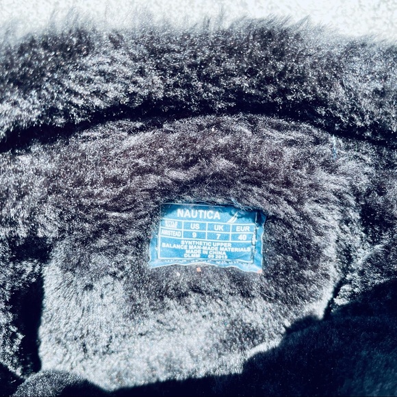 NWOT Nautica Amistead blue warm faux fur winter boots - Picture 9 of 10